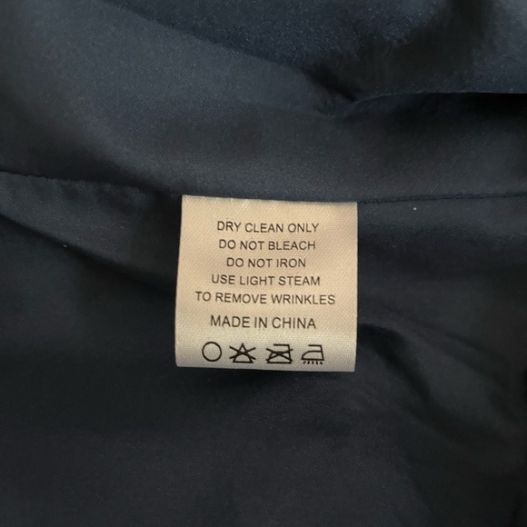 New Azazie “Temeka” Dark Navy Floor Length Bridesmaids Dress - Picture 8 of 12